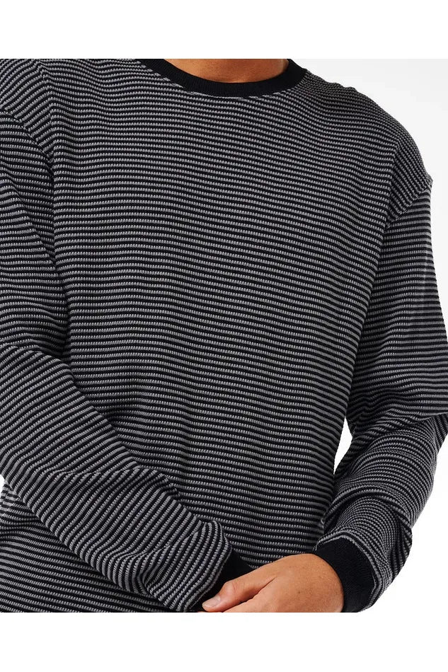 Rip Curl Quality Surf Products Long Sleeve Tee Black Grey