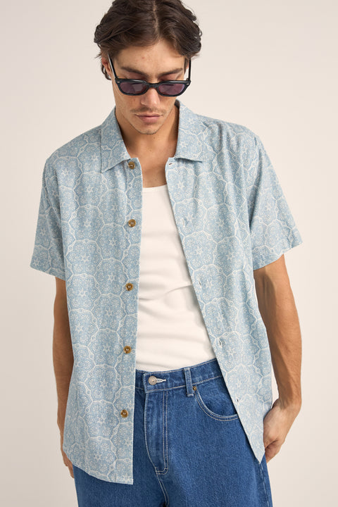 Rhythm Vera Shirt Shirt Blue