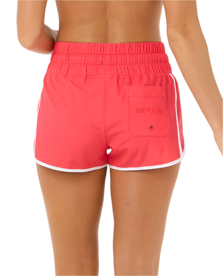Rip Curl High Waist Retro Volley 3 Shorts Hibiscus Red