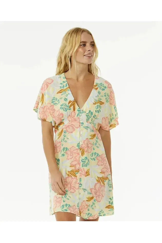 Rip Curl Follow The Sun Mini Dress Light Orange