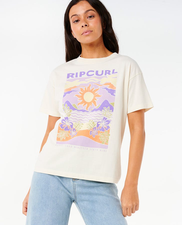 Rip Curl Dune Dancer Relaxed T-Shirt Bone