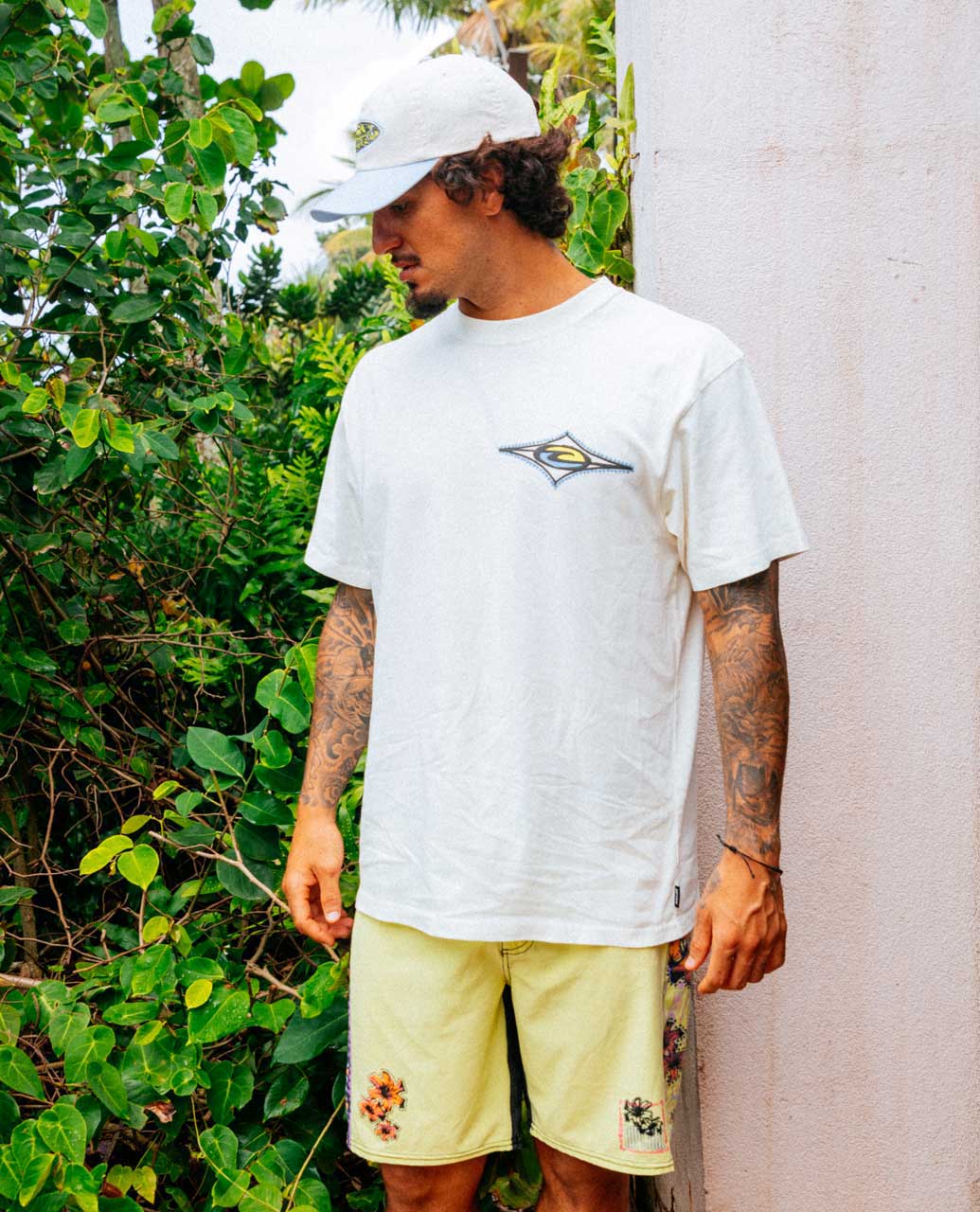 Rip Curl Raw Energy Maxxed Short Sleeve T-Shirt Bone