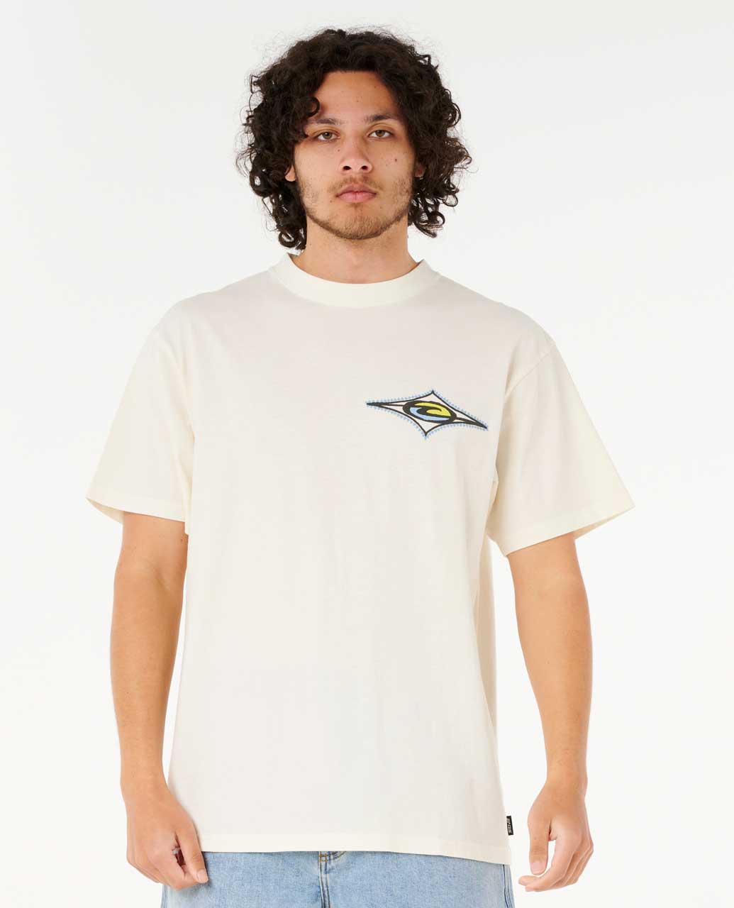 Rip Curl Raw Energy Maxxed Short Sleeve T-Shirt Bone