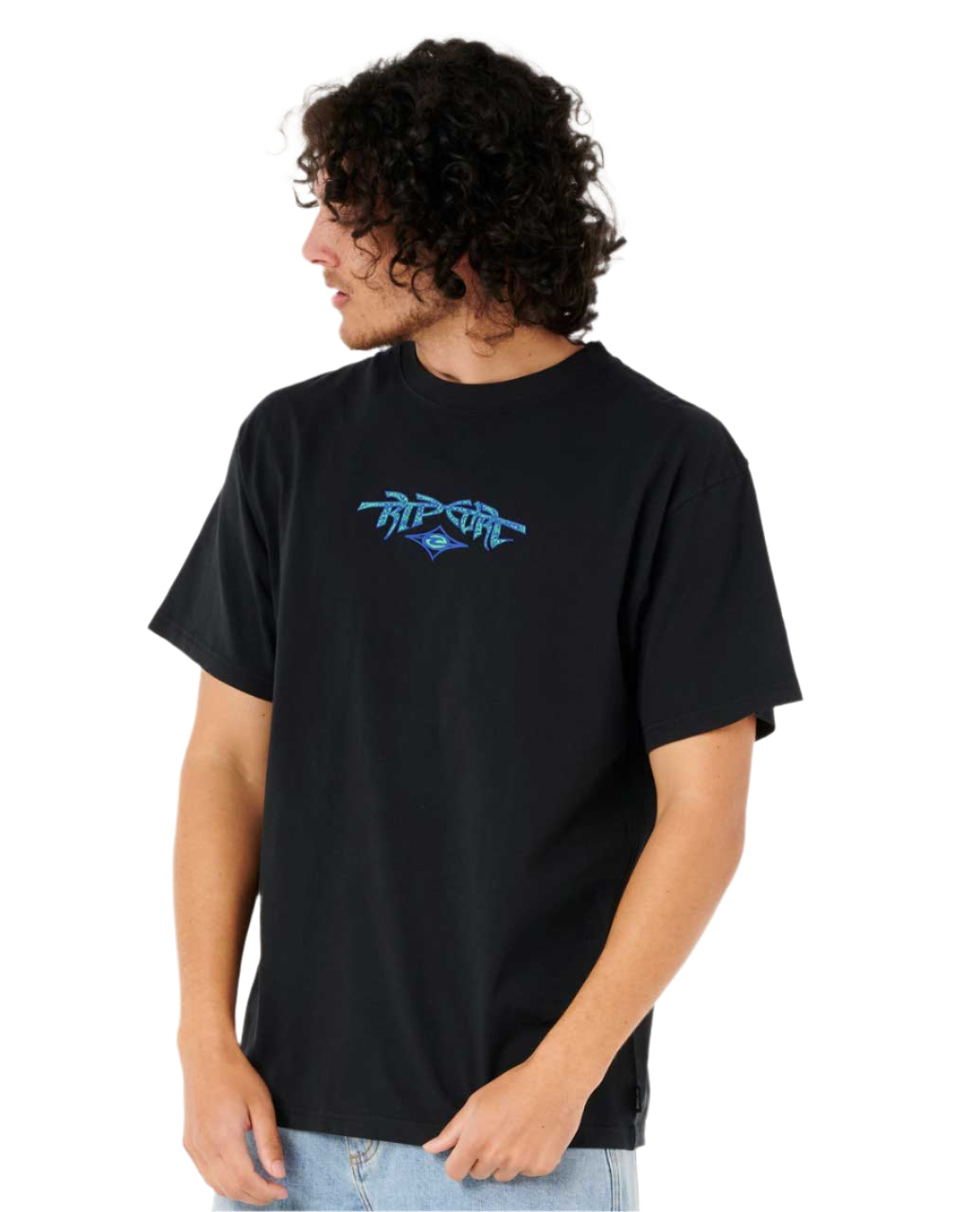 Rip Curl Raw Energy Gnarly Short Sleeve T-Shirt Black