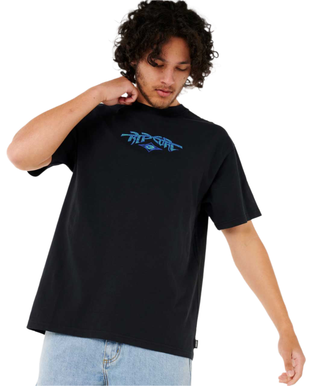 Rip Curl Raw Energy Gnarly Short Sleeve T-Shirt Black