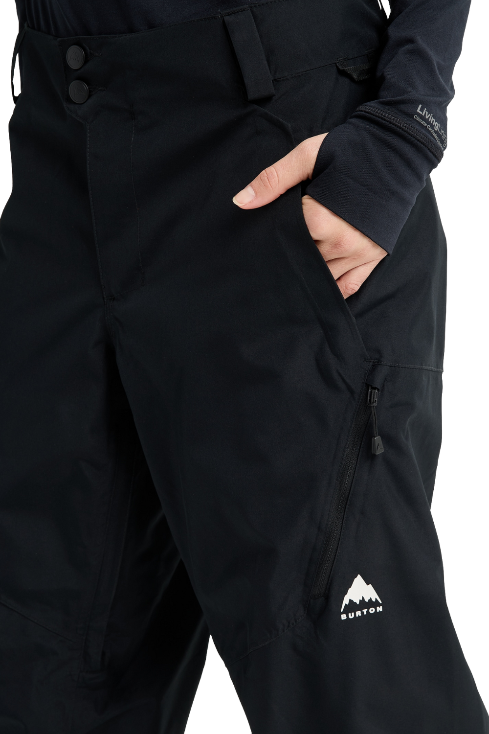 Burton Womens Reserve 2L Relaxed Snow Pants True Black