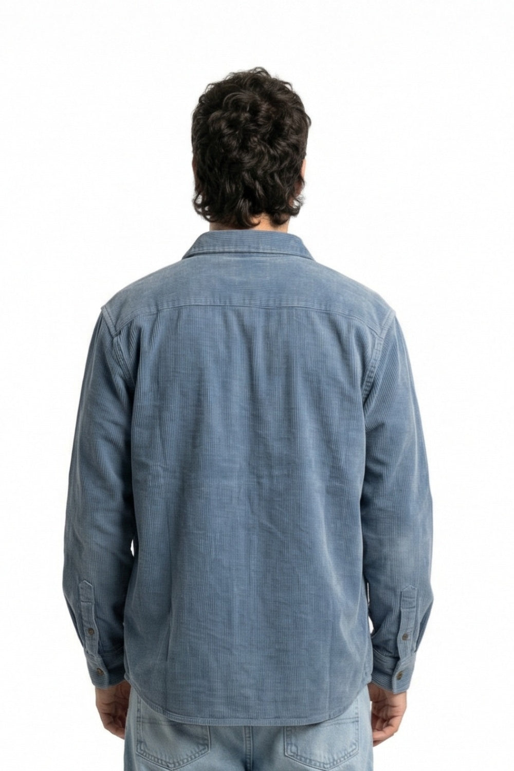BamBooBay Chill Cord Long Sleeve Shirt Blue