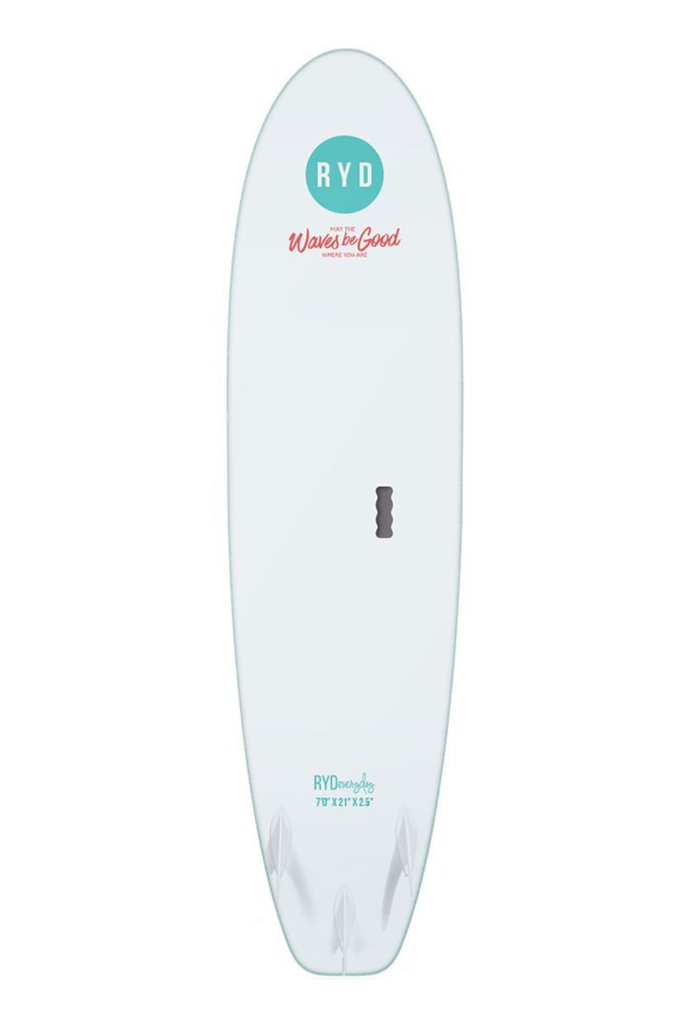 RYD Everyday Soft Top Surfboard White
