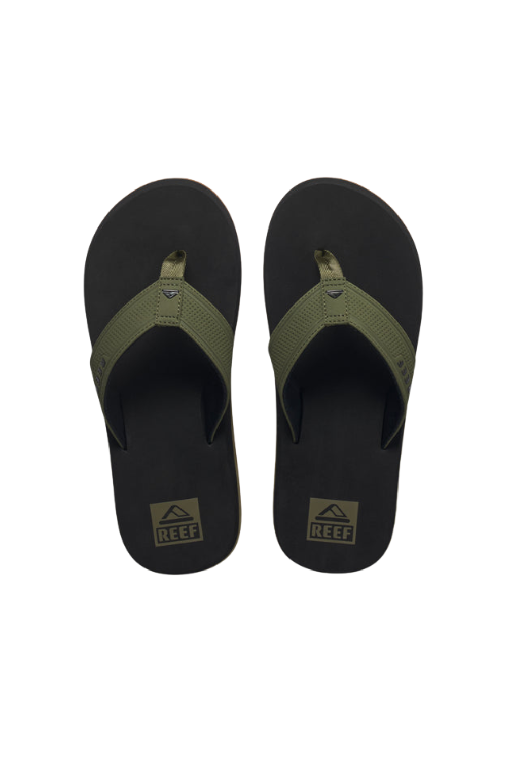 Reef The Layback Mens Flip Flops Black/Olive