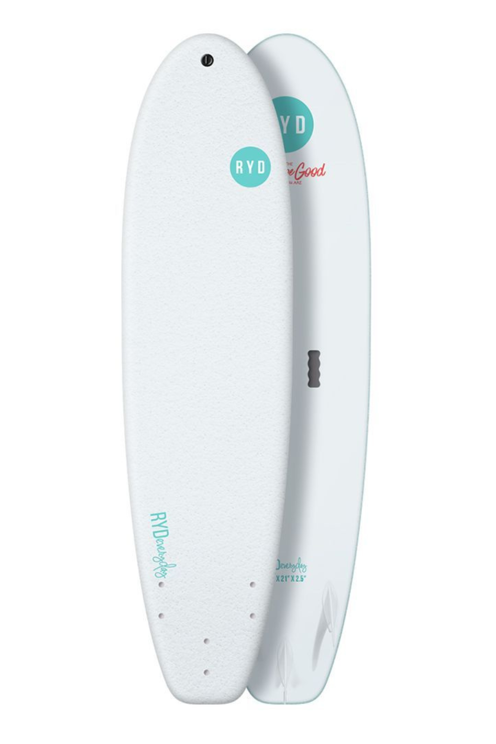 RYD Everyday Soft Top Surfboard White