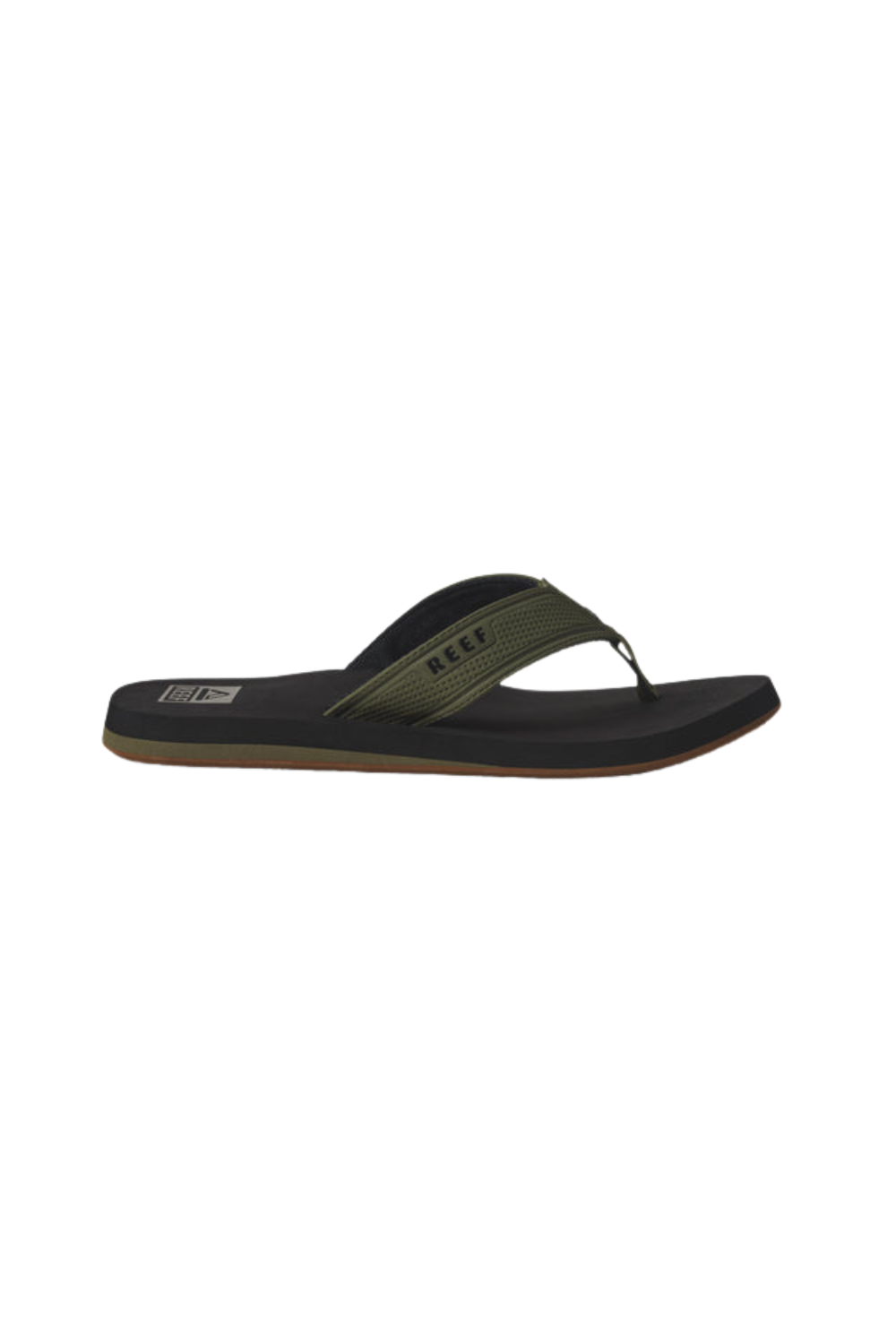 Reef The Layback Mens Flip Flops Black/Olive