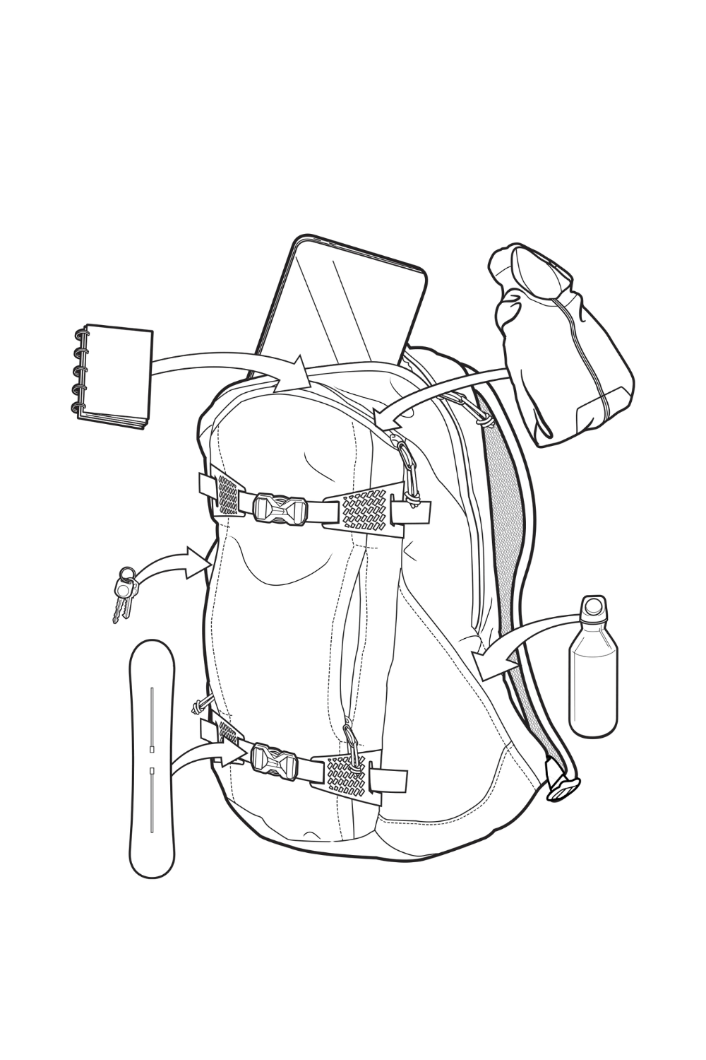 Burton Day Hiker 22L Backpack Spiced Chai