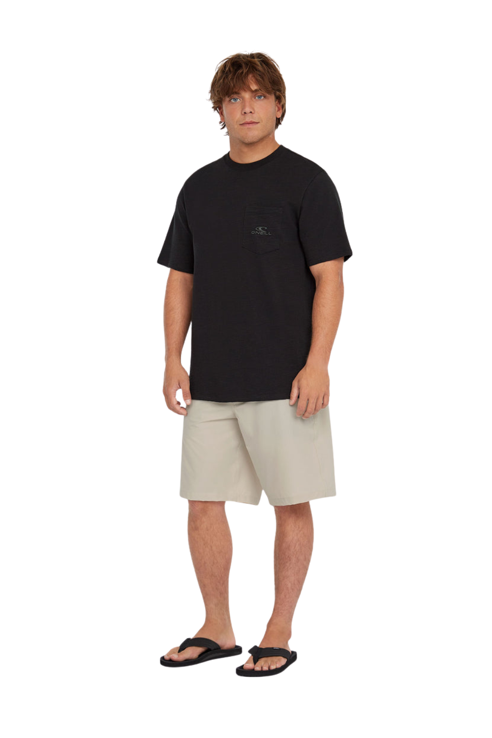 O'Neill Slub Chest Pocket Mens T-Shirt Black Out