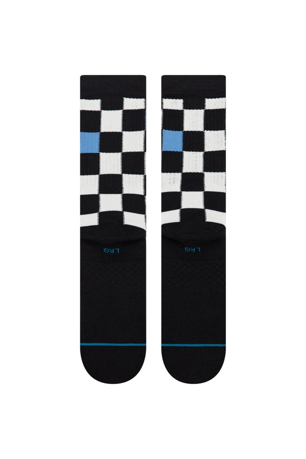 Stance Chef Check Crew Socks Black