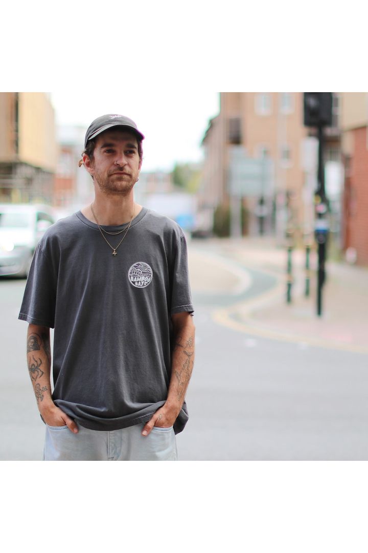 BamBooBay Mnt Badge Vintage T-Shirt Black