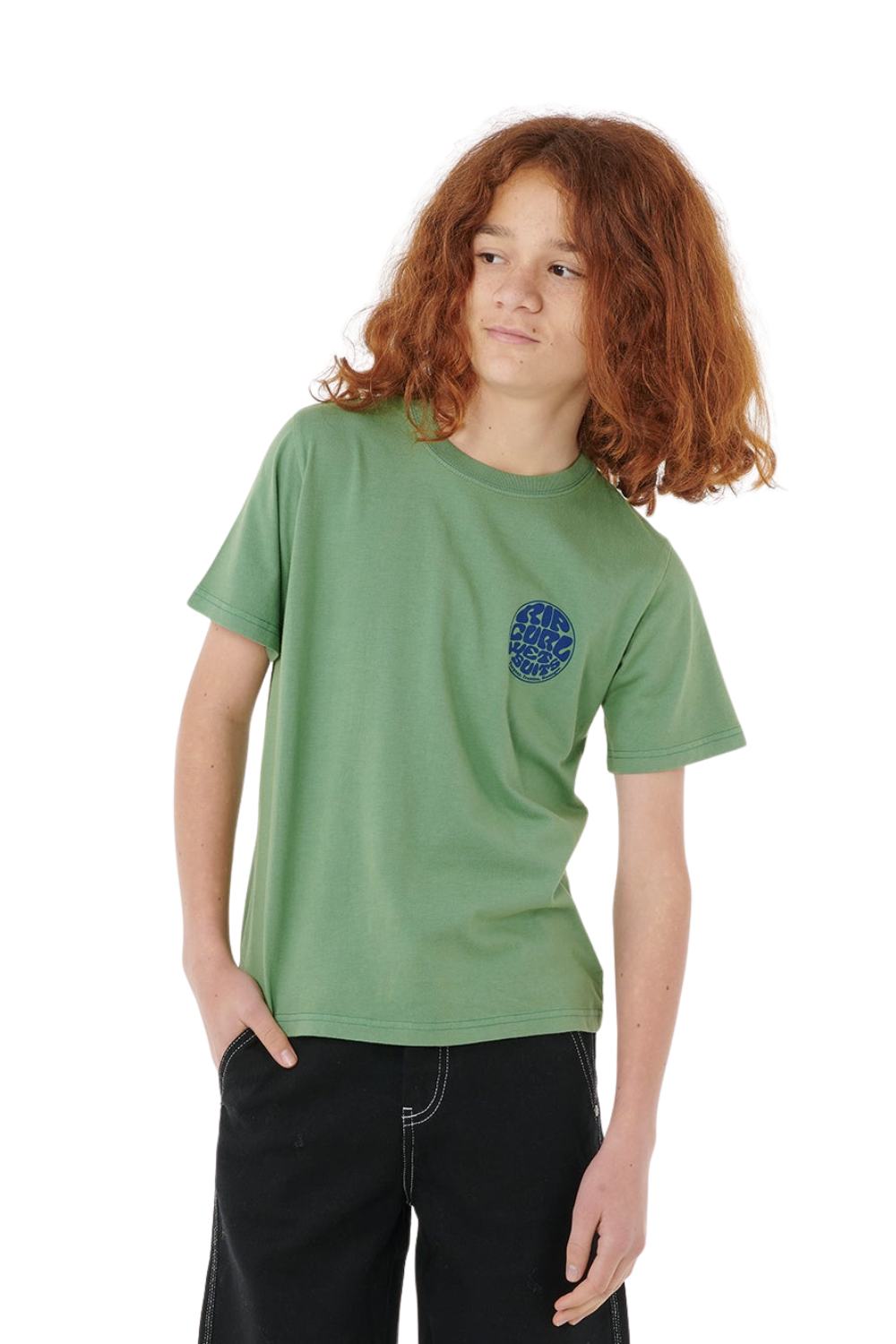 Rip Curl Wetsuit Icon T-Shirt Grass Green
