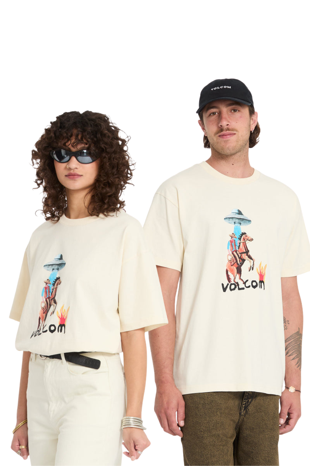Volcom Mickey Mason 1 Mens T-Shirt Dirty White