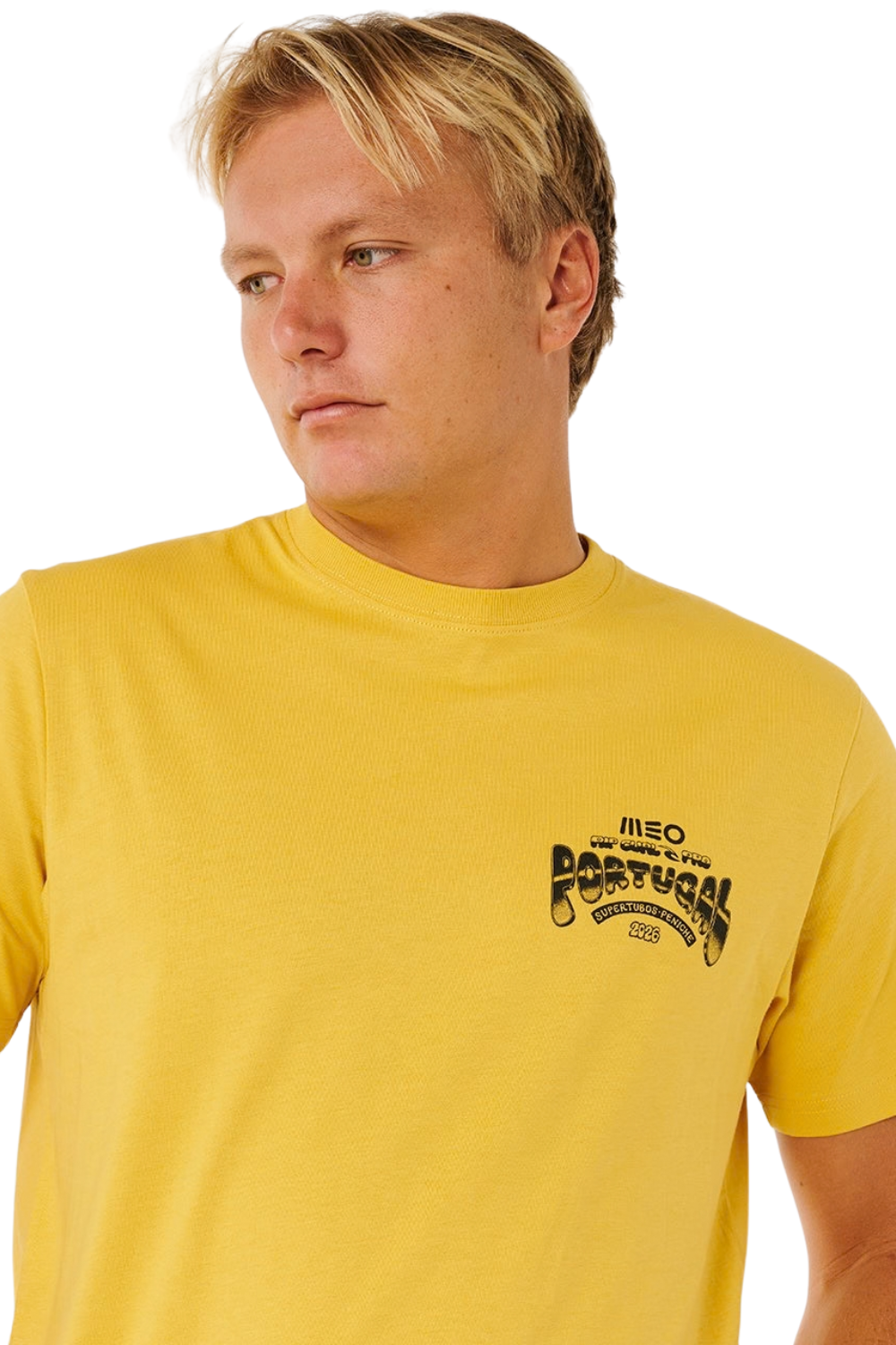 Rip Curl Meo Peniche Pro 26 Event Mens T-Shirt Ochre