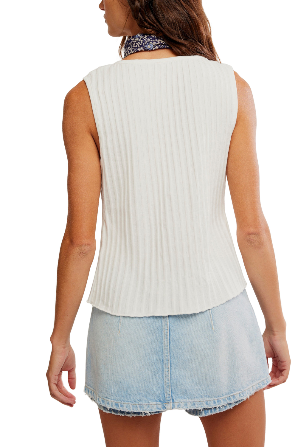 Free People Tilly Womens Vest Top Ivory
