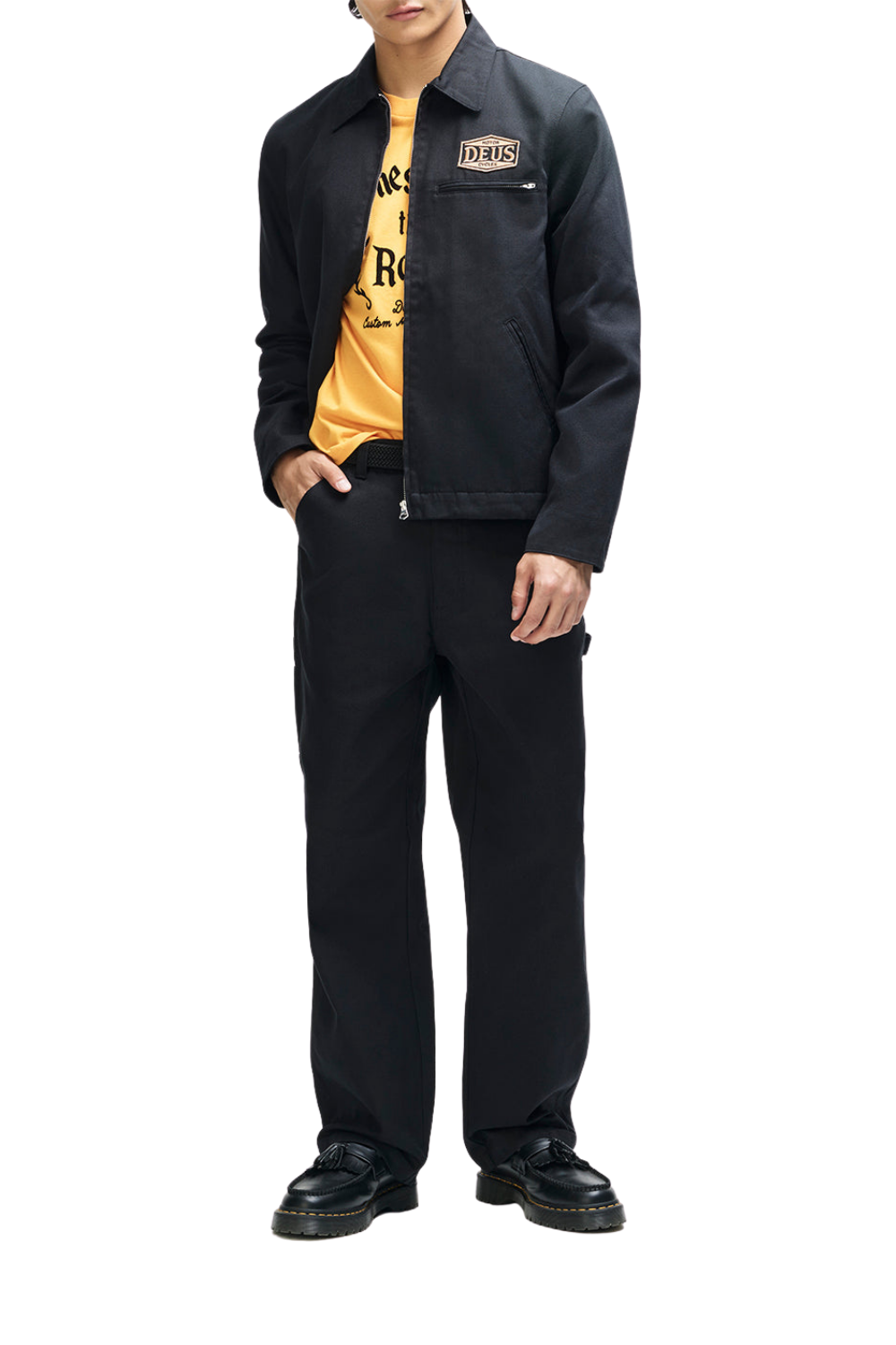 Deus Earls Mens Work Jacket Black