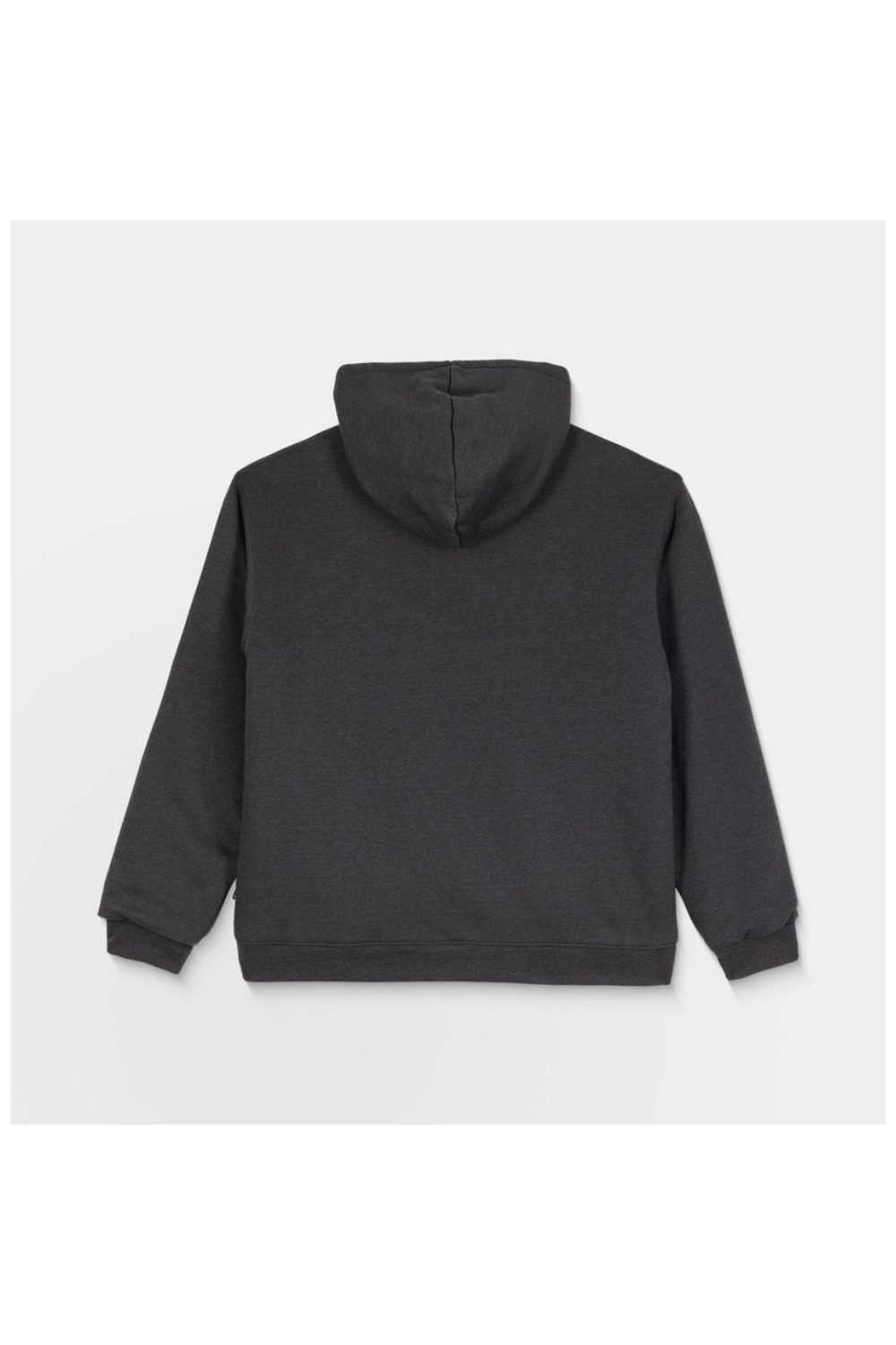 Volcom Single Stone Mens Lined Full Zip Hoodie Heather Black