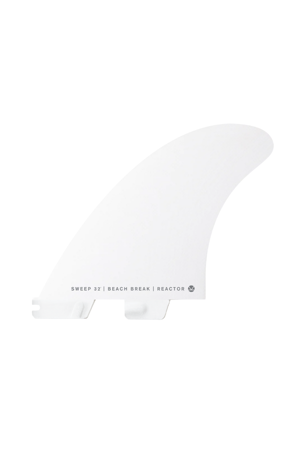 FCS II Reactor PC White Edition Medium Tri Surfboard Fin Set White
