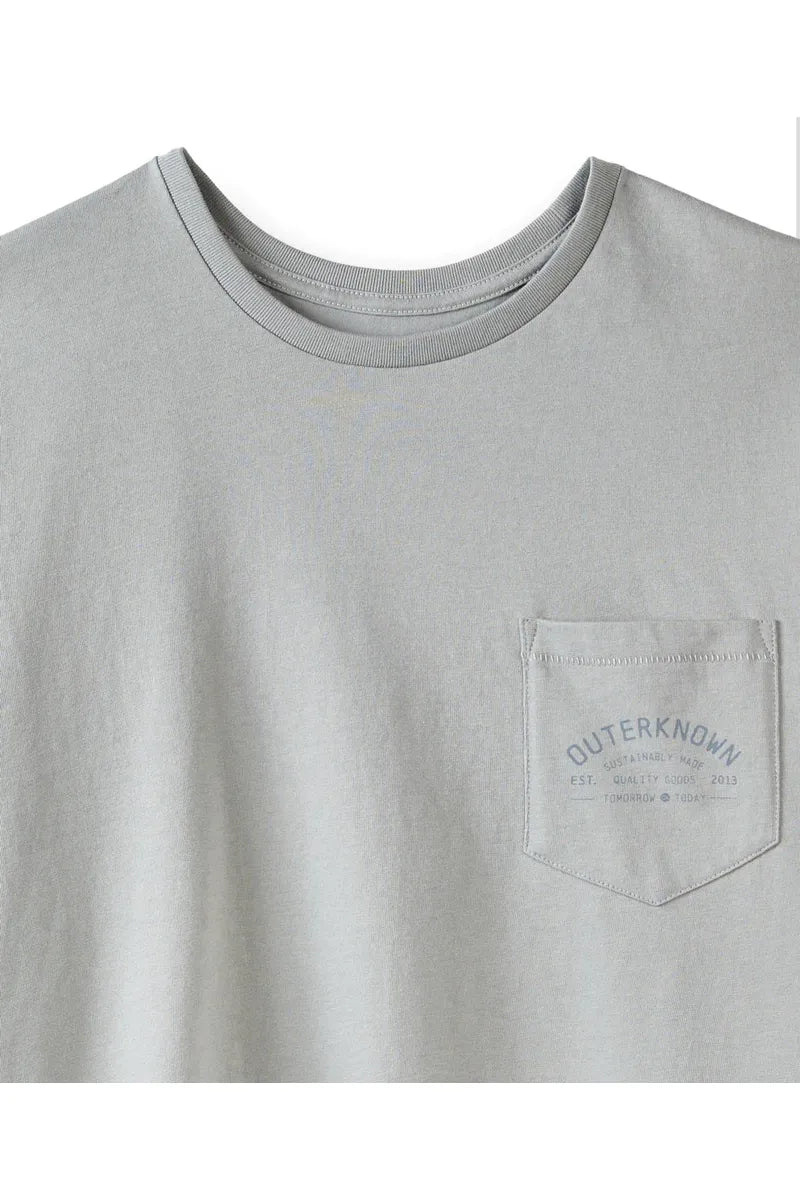 Outerknown Industrial Outerknown Short Sleeve Tee Tarmac Grey