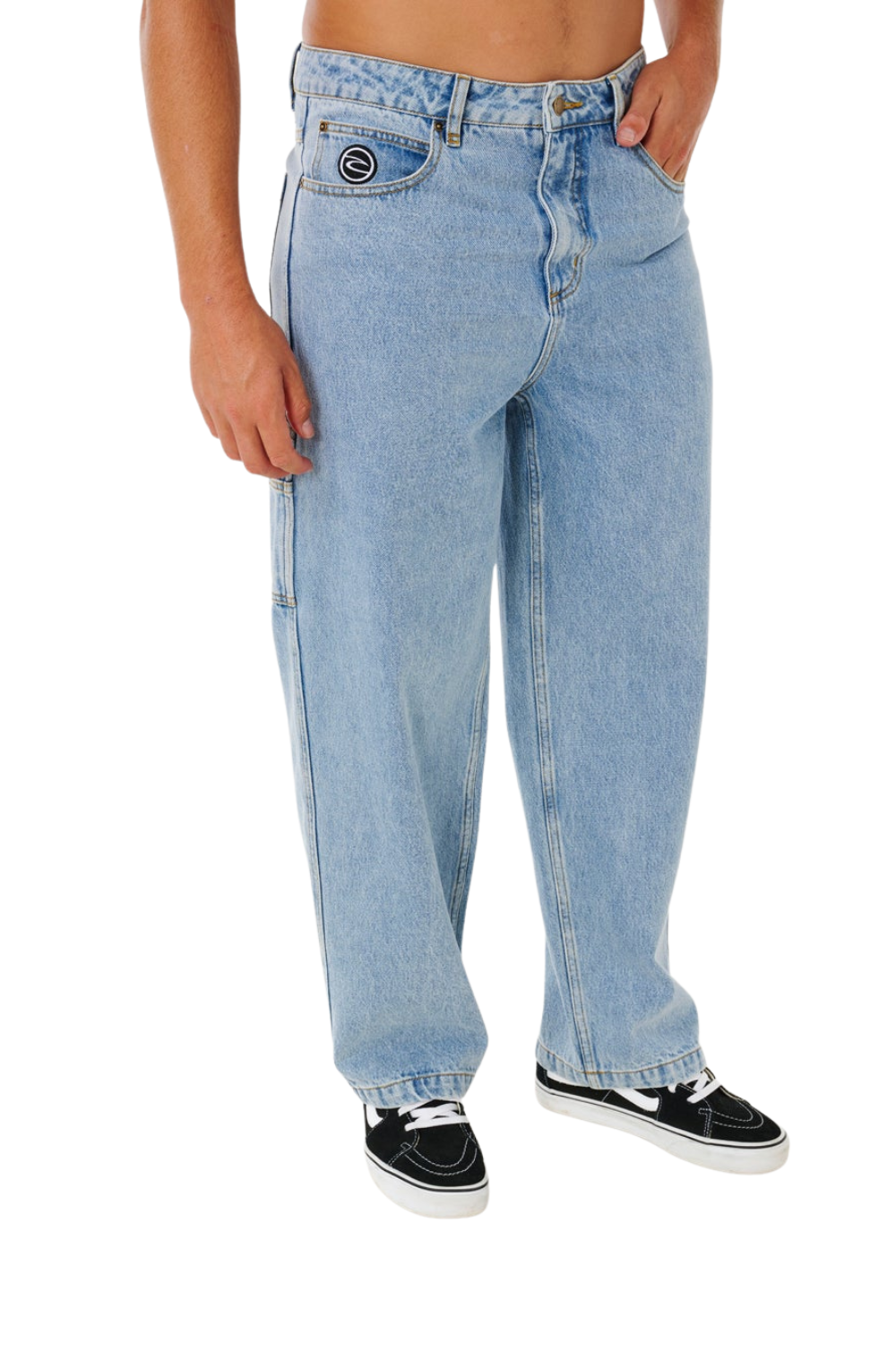 Rip Curl Nu Dose Mens Jeans Washed Blue