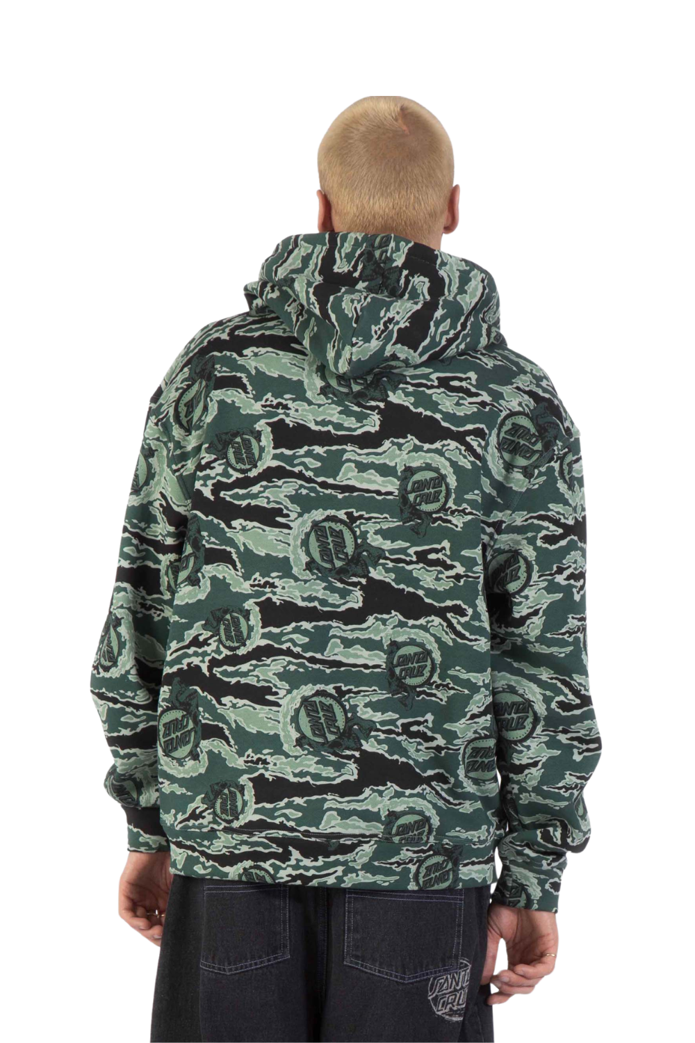 Santa Cruz Cooper Mens Full Zip Hoodie Fuse Camo
