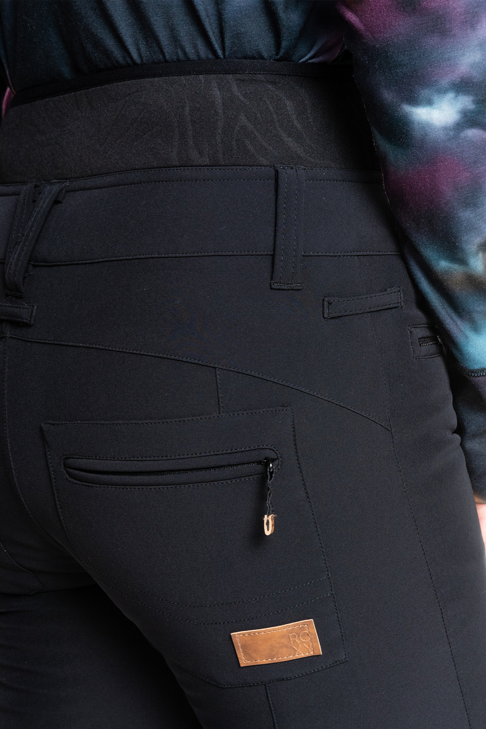 Roxy Womens Rising High Technical Snow Pants True Black