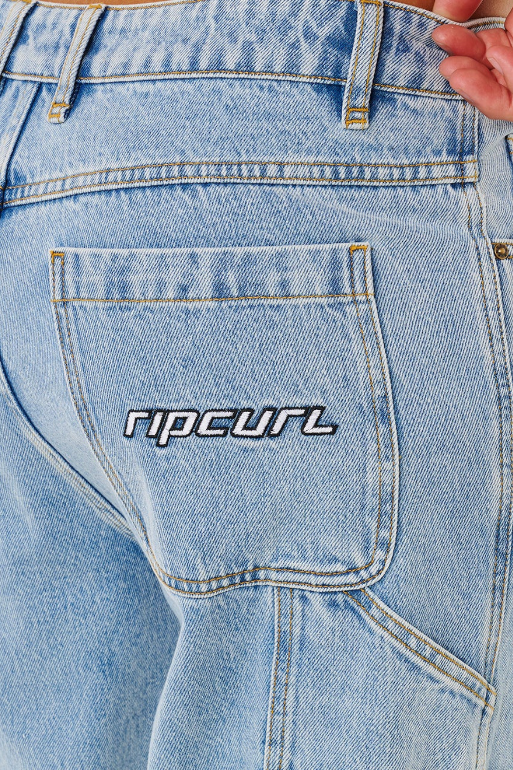 Rip Curl Nu Dose Mens Jeans Washed Blue