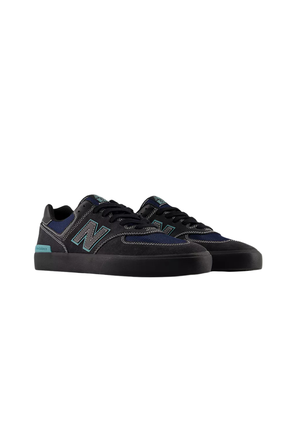 New Balance Numeric 574 Vulc Mens Shoes Faded Black/Faded Teal
