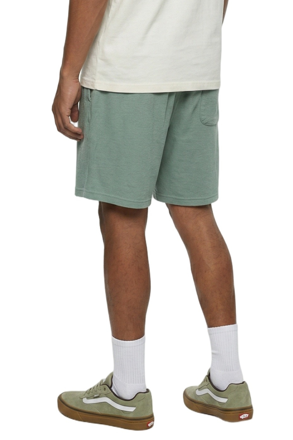 BamBooBay Lazy Terry Mens Shorts Aloe