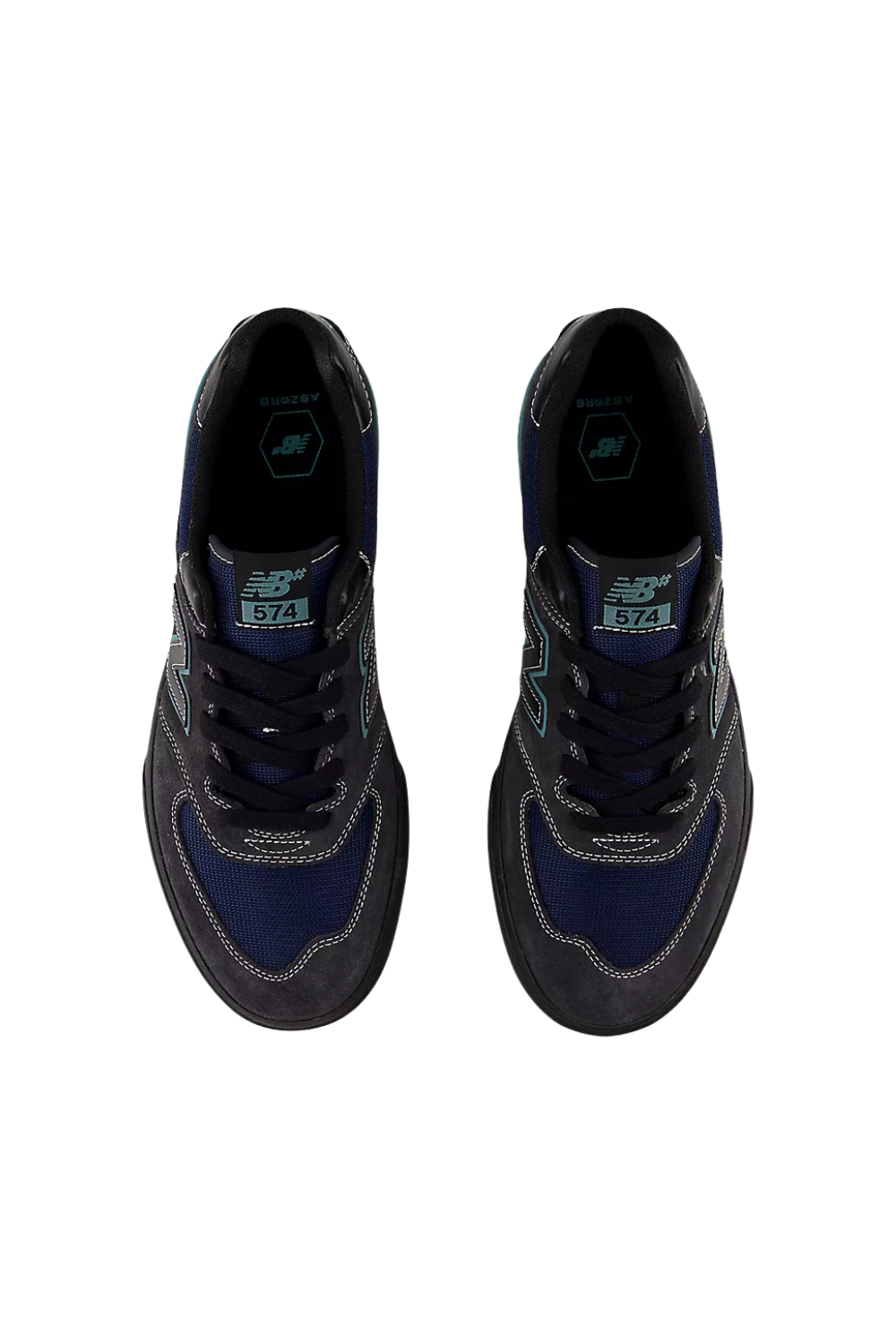 New Balance Numeric 574 Vulc Mens Shoes Faded Black/Faded Teal