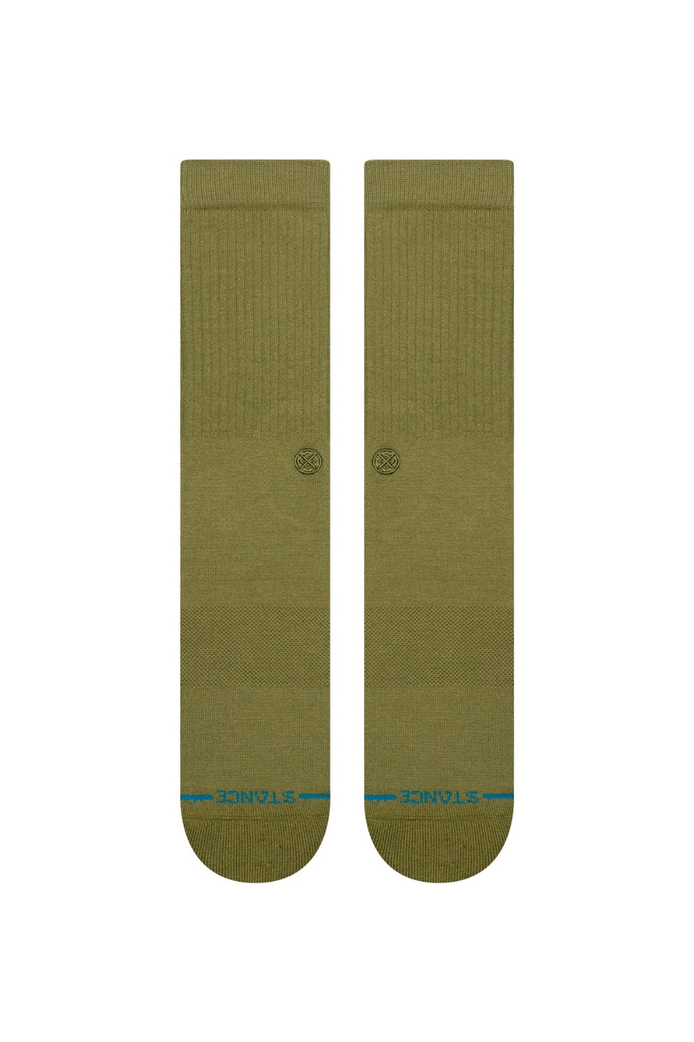 Stance Icon Crew Socks Olive