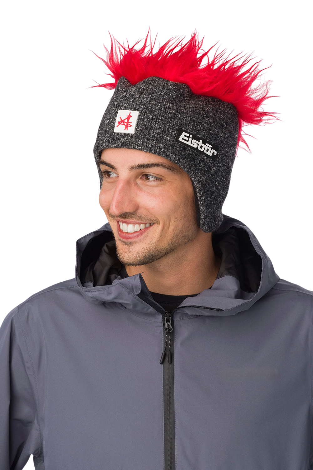 Eisbar Cocker Ski Austria Beanie Graphite/Red