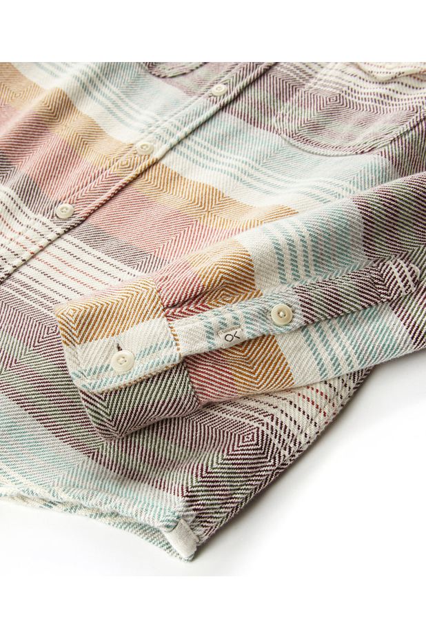 Outerknown Blanket Shirt Cloud Sonoran Stripe