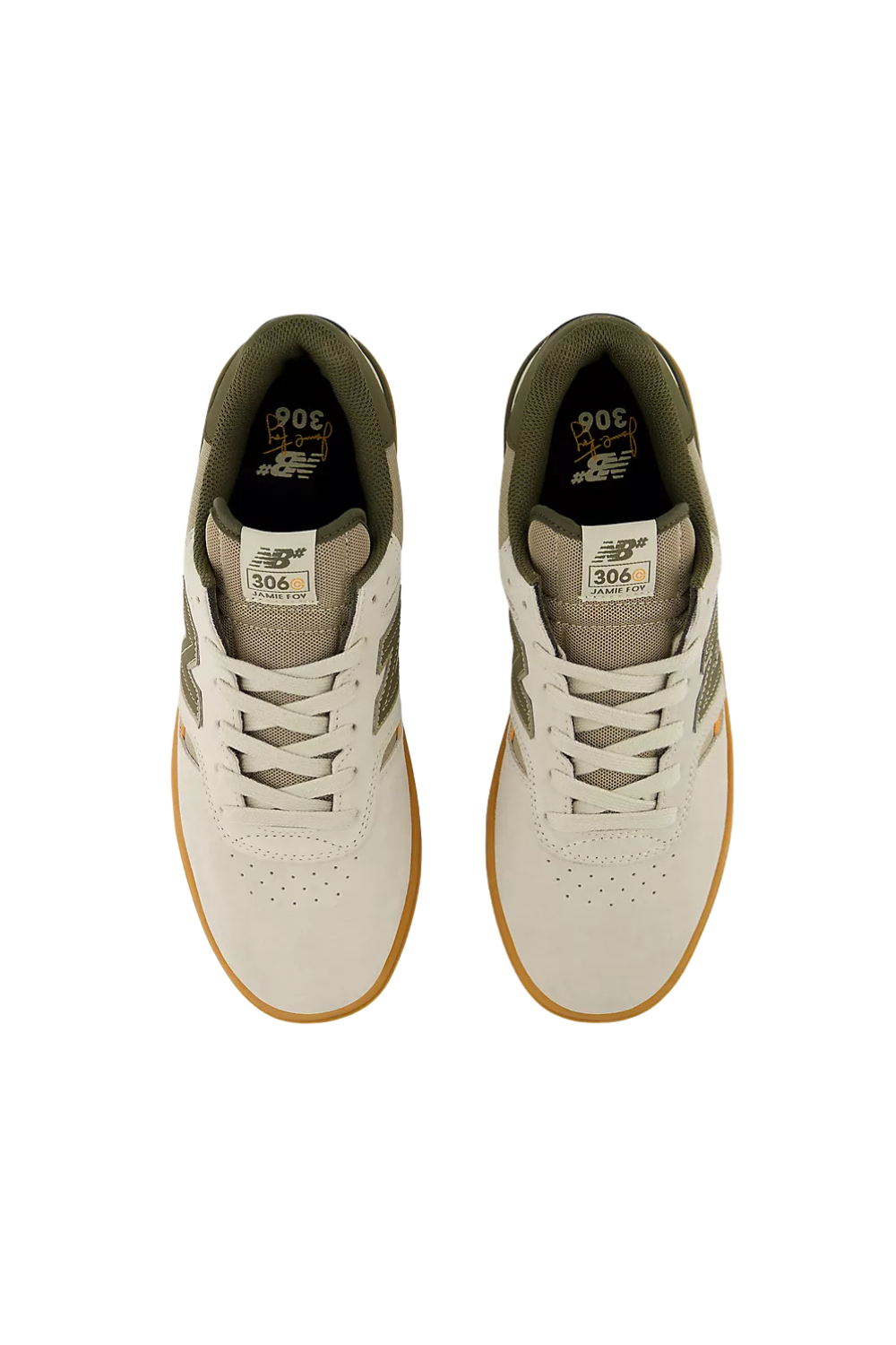 New Balance Numeric Jamie Foy 306 Cup Mens Shoes Timberwolf/Dark Moss