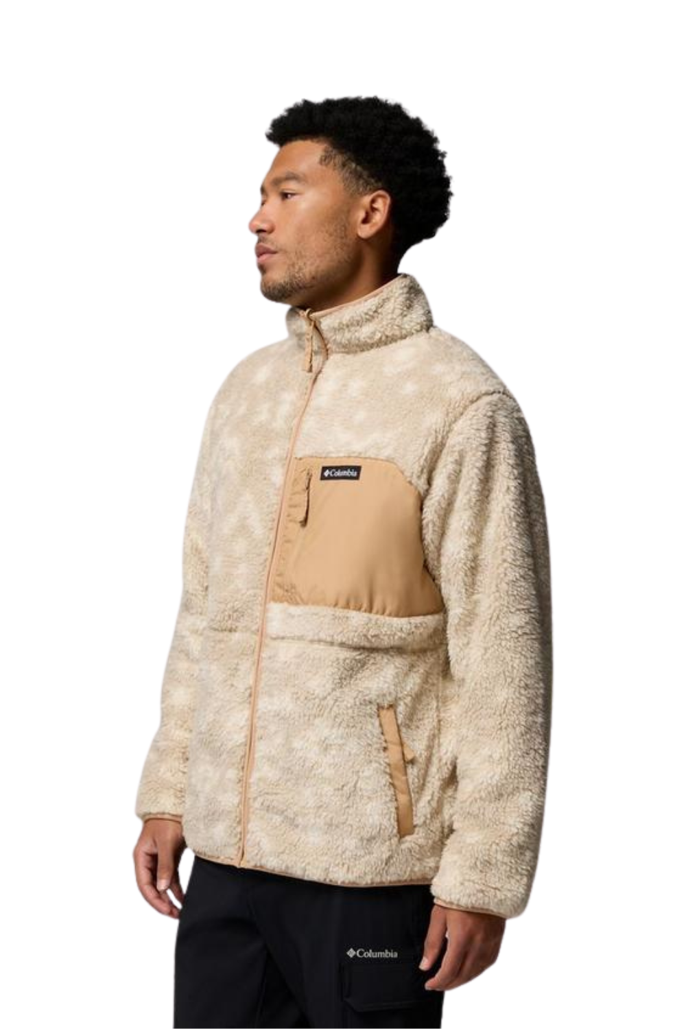 Columbia Winter Pass Reversible Fleece Canoe Dark Stone Peaked Tonal