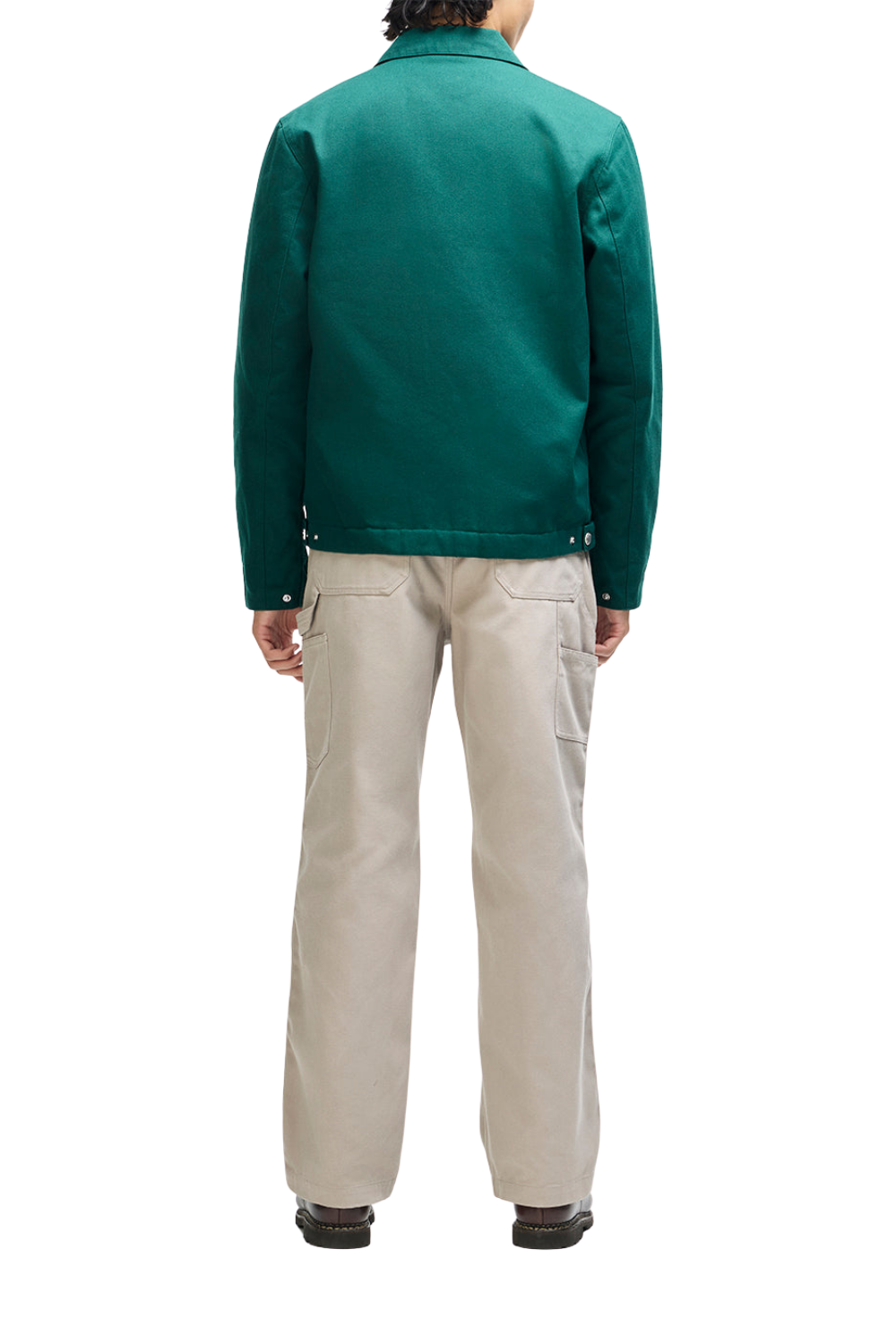 Deus Earls Mens Work Jacket Racing Green