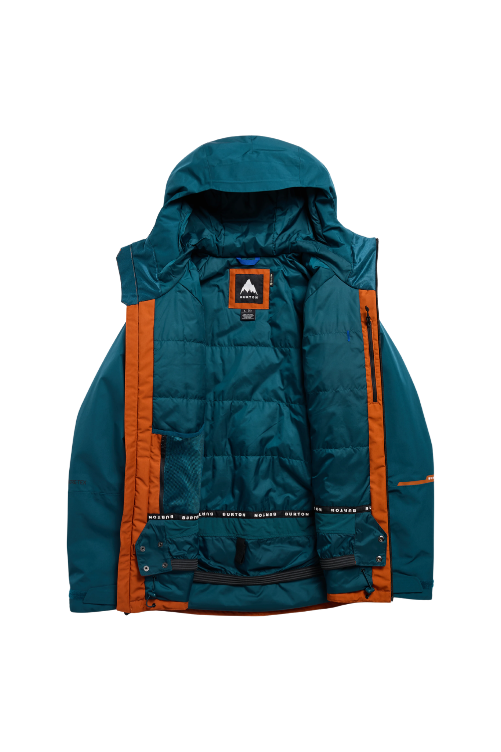 Burton Reserve Gore-Tex 2L Mens Insulated Technical Ski & Snowboard Jacket Atlantic Teal/Spiced Chai