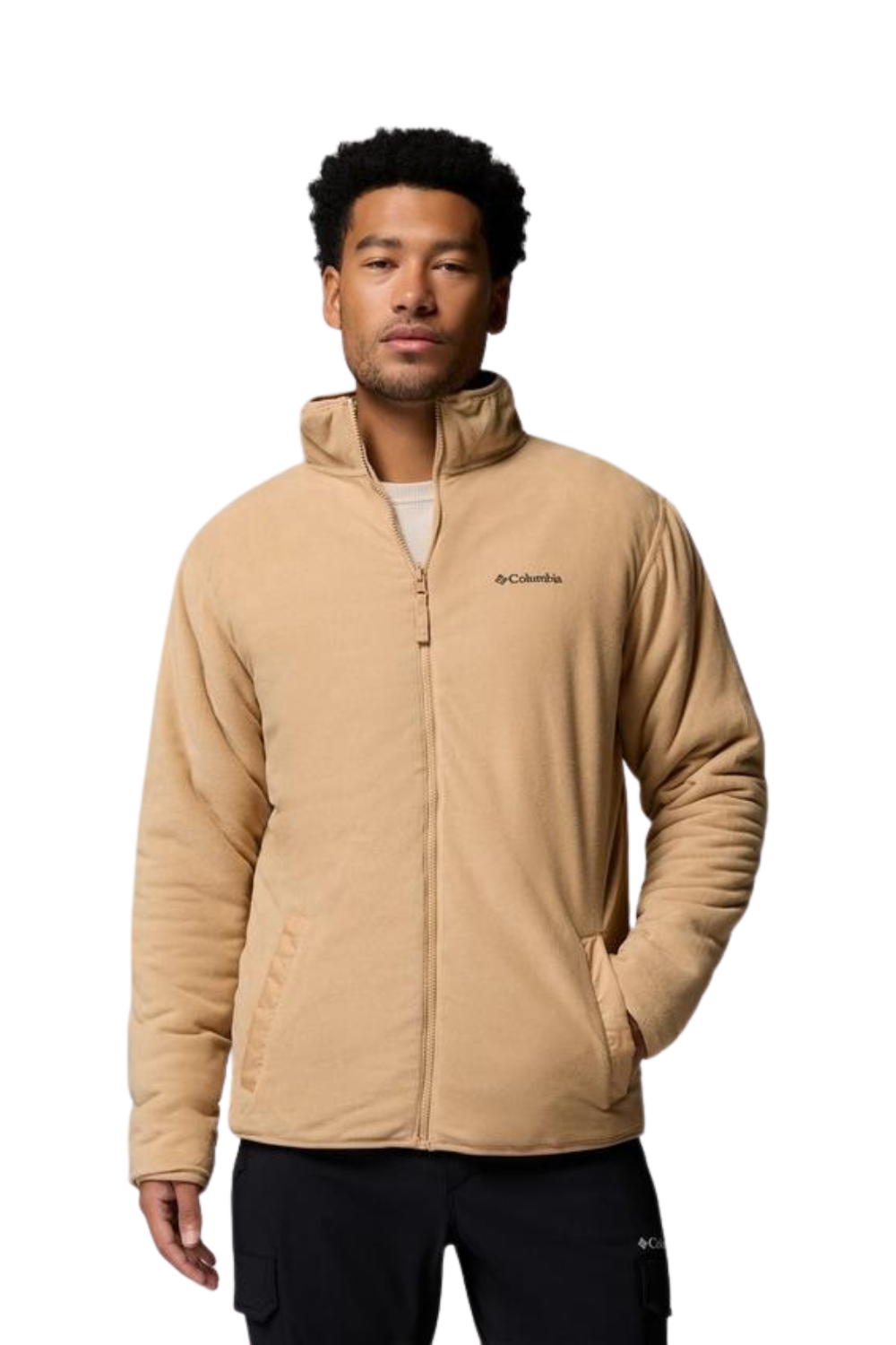 Columbia Winter Pass Reversible Fleece Canoe Dark Stone Peaked Tonal