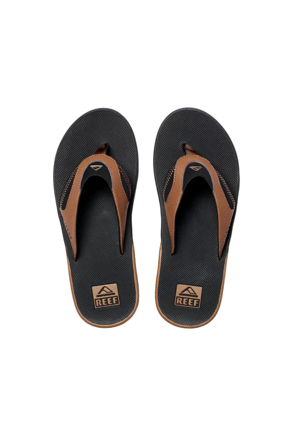 Reef Fanning Mens Flip Flops Black/Tan