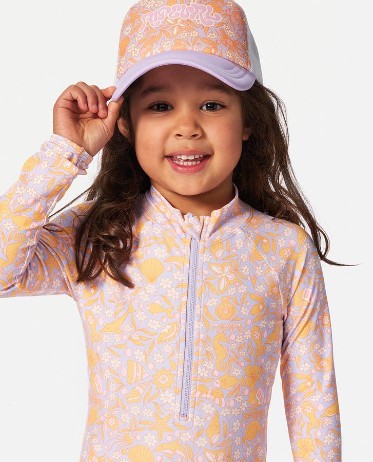 Rip Curl Rainbow Tide Girls Long Sleeve Surfsuit Multico