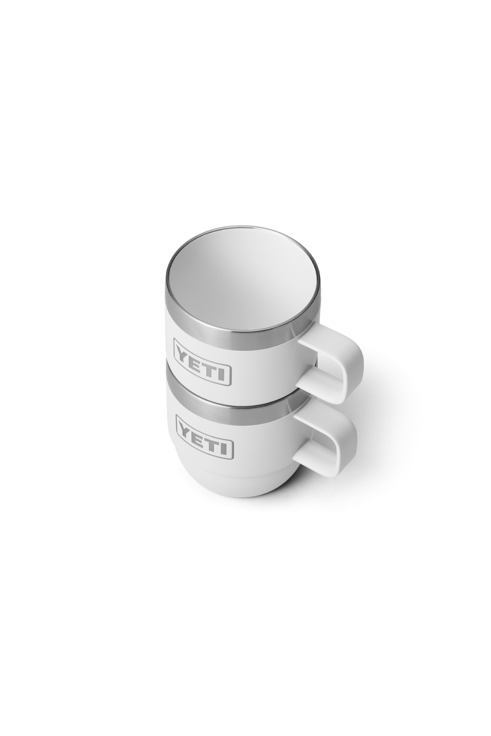 Yeti Rambler Espresso 6 Oz Stackable Mugs 2 Pk White