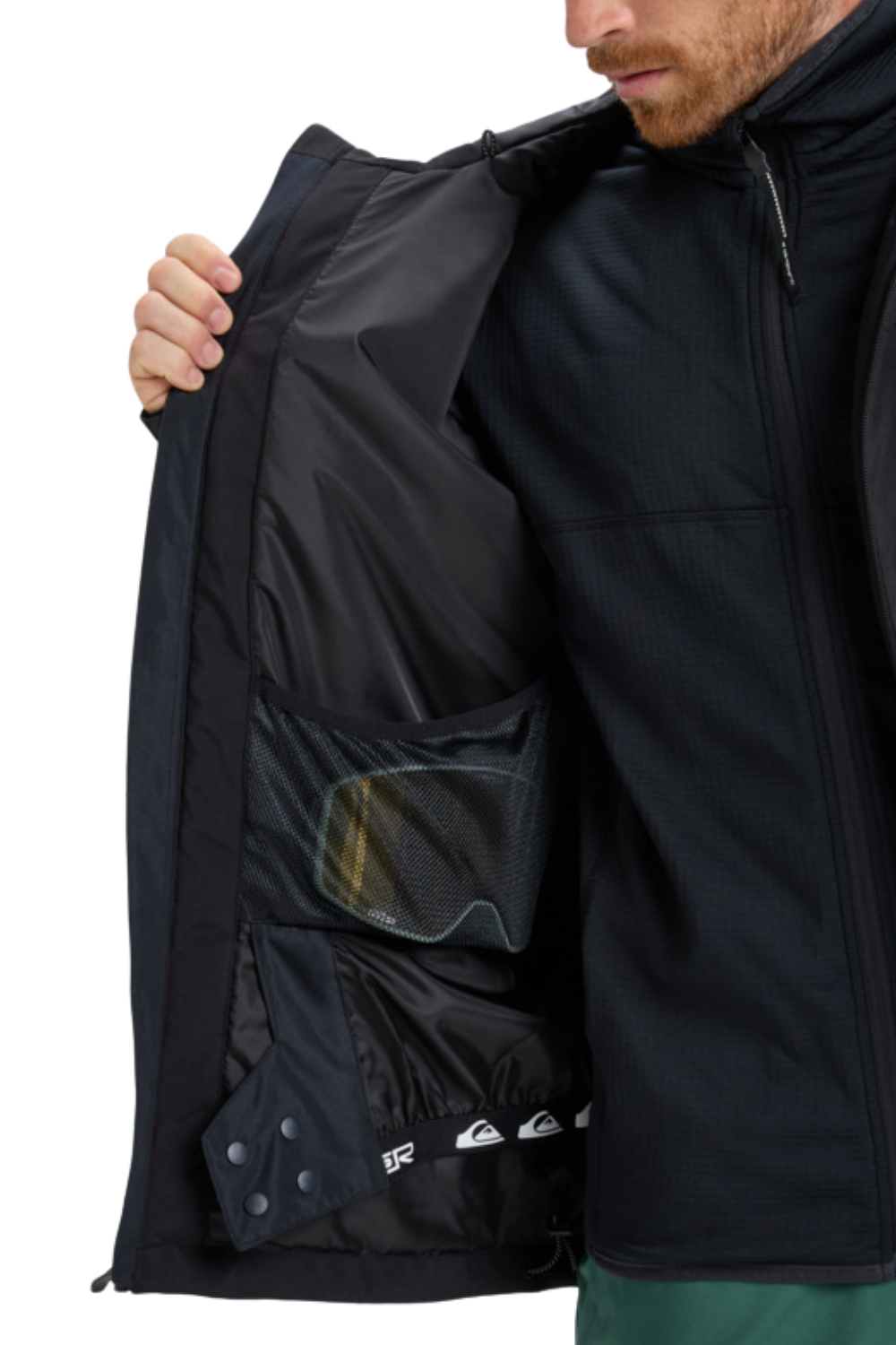 Quiksilver Mens Titano Technical Snow Jacket True Black