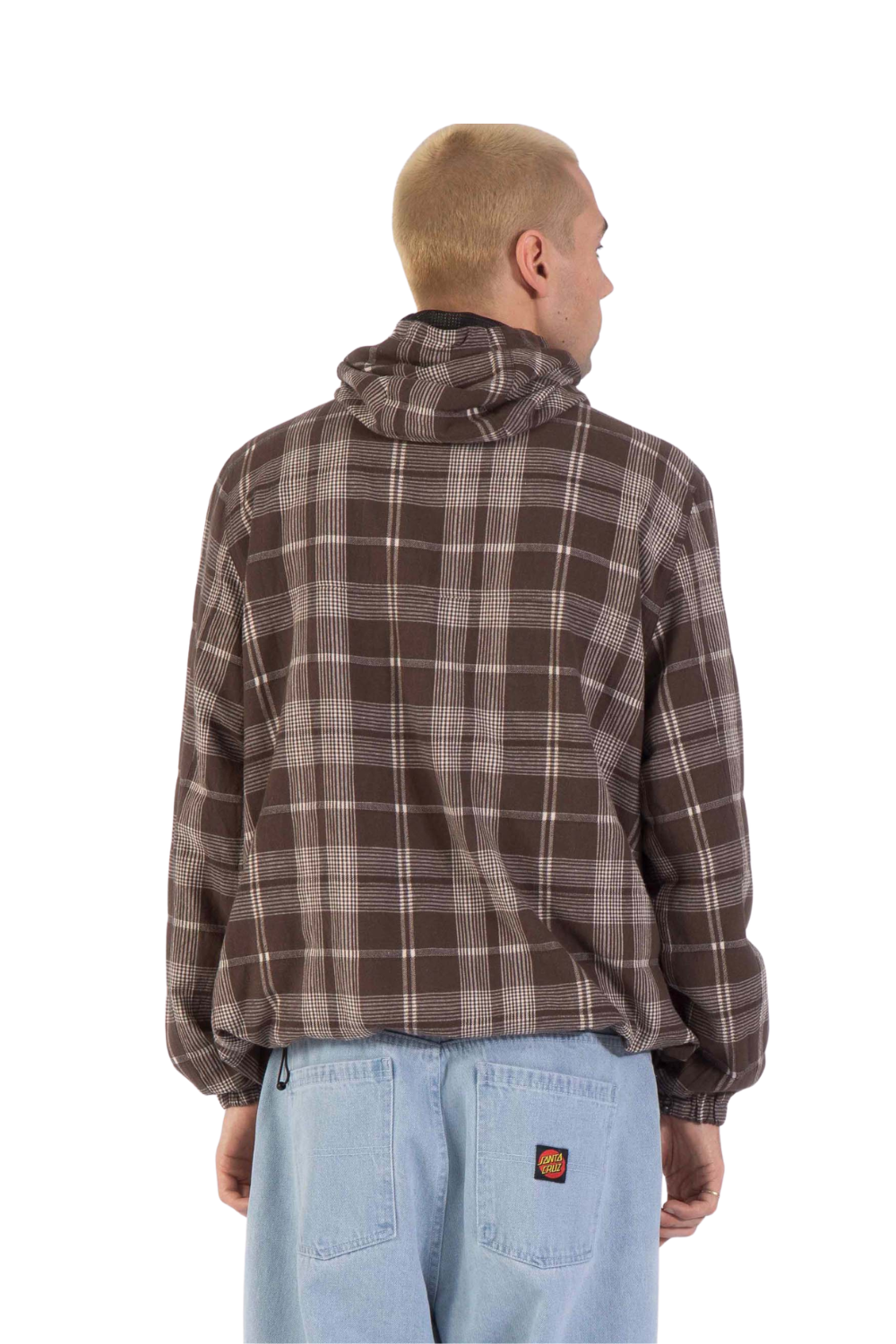 Santa Cruz Henri Mens Jacket Brown Check