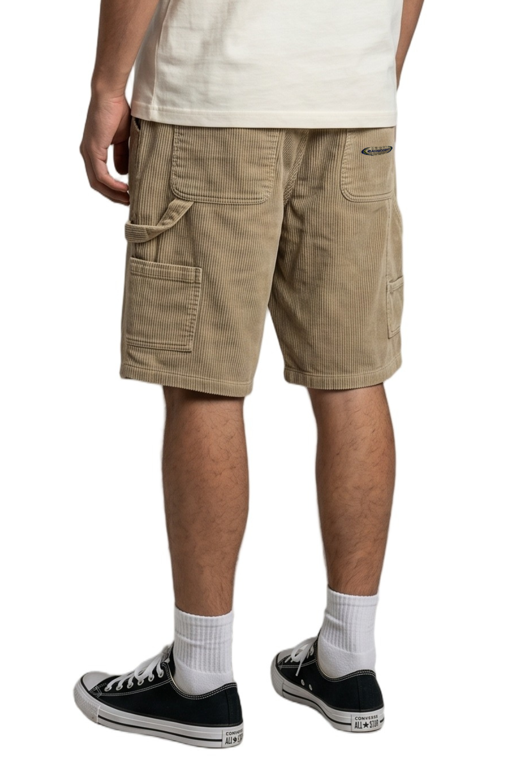 BamBooBay Chippy Chill Mens 22" Cord Shorts Khaki