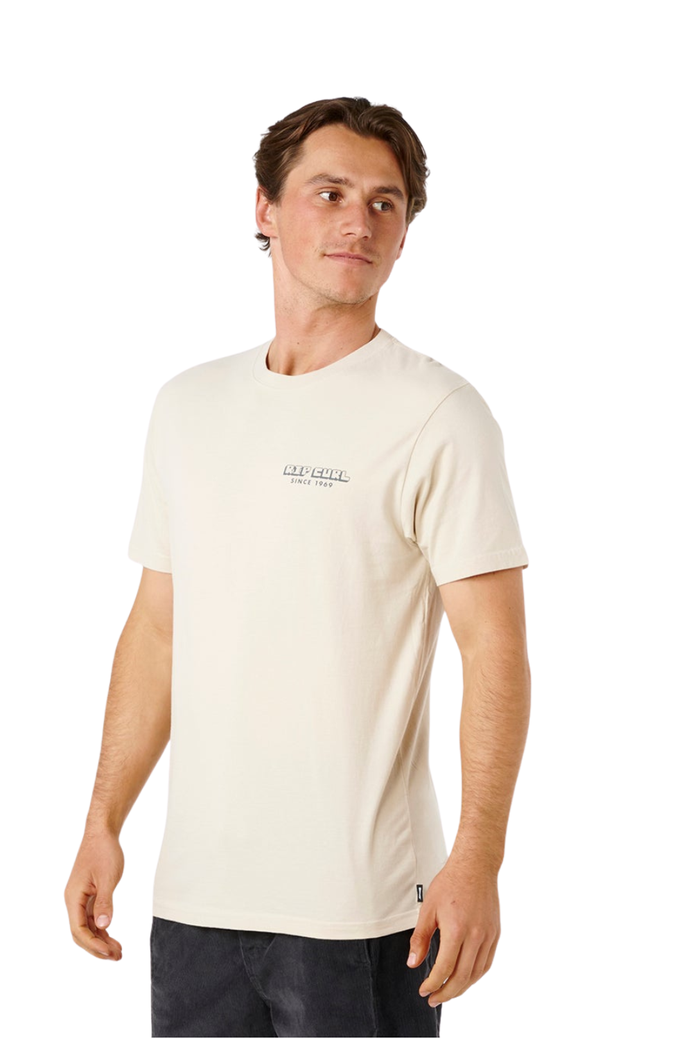 Rip Curl Artist Of The Search Sailboat Mens T-Shirt Vintage White