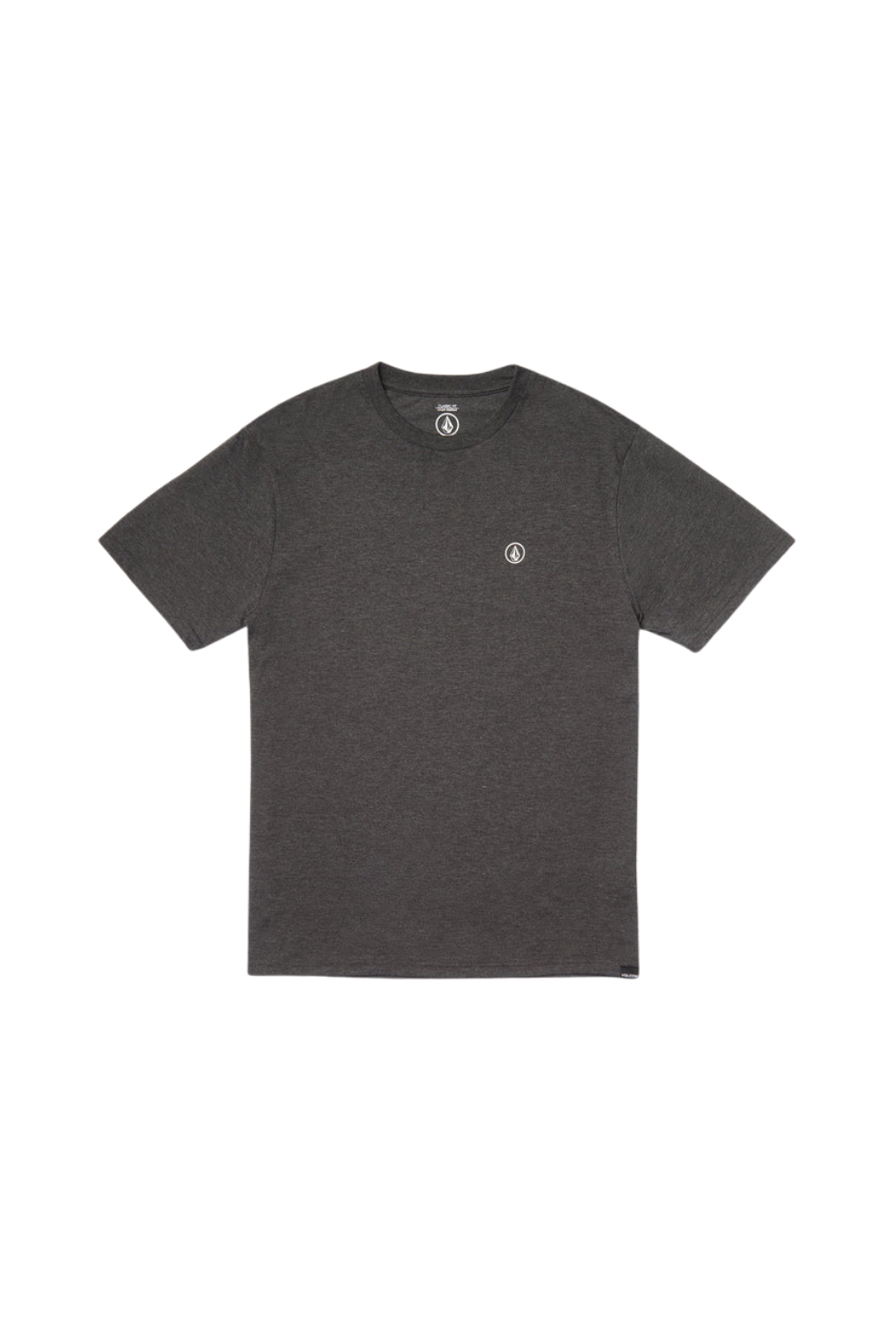 Volcom Circle Blanks Mens T-Shirt Heather Black